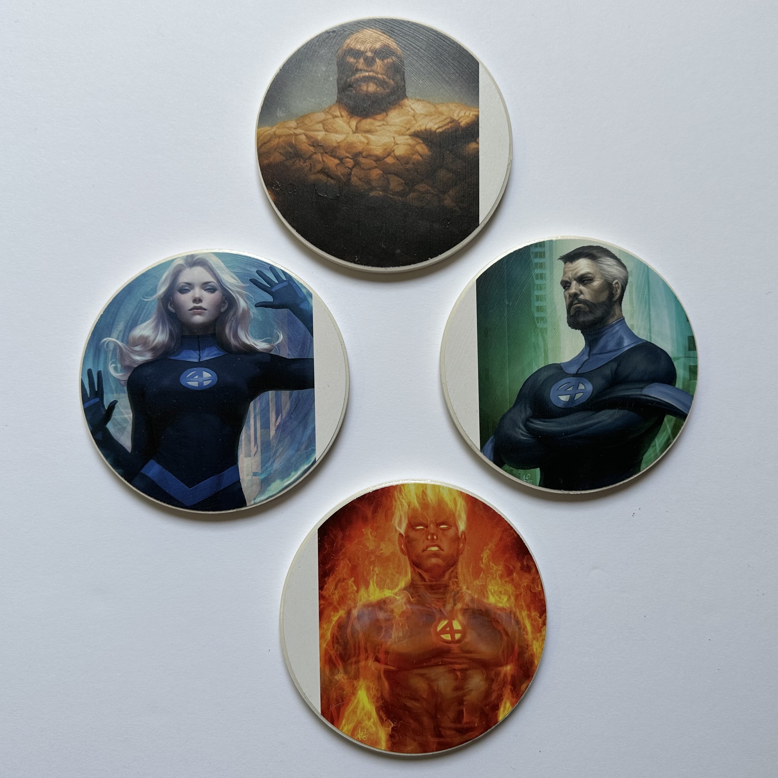 Fantastic Four coasters