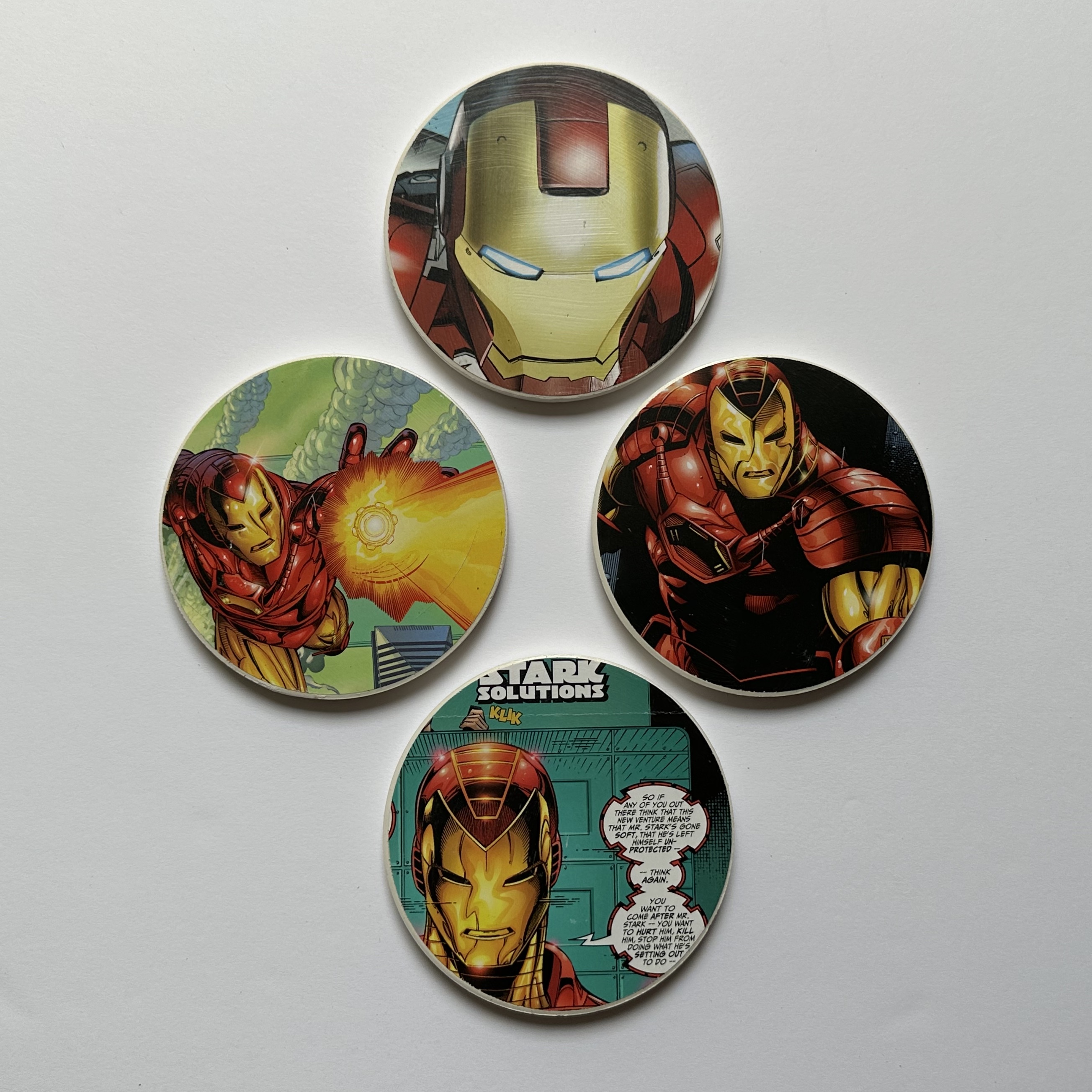 Iron Man coasters